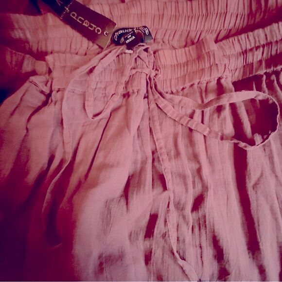 🎃 NWT Chaudry KC Women’s Brown Midi A-Line Pleated Skirt Lace Flare Pleated - Sm - Picture 7 of 7